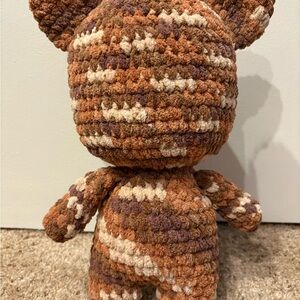 Crochet Plush Multi-Brown/Tan Cat